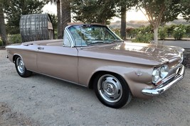 1963 Chevrolet Corvair Convertible | 24x36 inch POSTER | vintage classic - £16.43 GBP