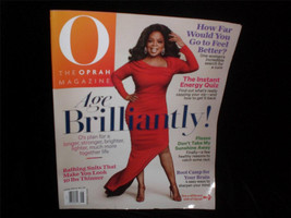 O The Oprah Magazine June 2014 Age Brilliantly, Energy Quiz, Boot Camp for Brain - $10.00