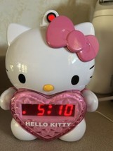 Vintage Hello Kitty Stereo CD Cassette Player AM FM Radio Boombox HK26 Tested - £53.91 GBP