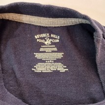 Beverly Hills Polo Club Crewneck Men's Blue Cotton T-Shirt Long Sleeve Size L image 3