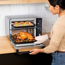 Ninja Double Dual Oven Air Fryer Toaster 14 In 1 Digital Foodi Countertop ~ New - £314.64 GBP