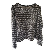 Sugarlips Black &amp; White Long Sleeve Sweater - £11.57 GBP