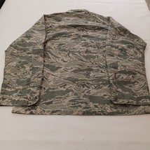 Defense Logistics Agency Men's Green Camo Coat Jacket Pockets Chest Size 45" image 2
