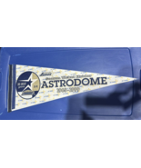 Houston Astros pennant astrodome season ticket holder 1965-1999 29x11 - £78.26 GBP