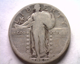 1929 STANDING LIBERTY QUARTER GOOD G CLASHED DIE OBVERSE NICE ORIGINAL COIN - $11.00