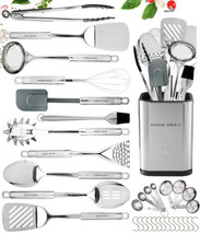 Nonstick Stainless Steel Cooking Utensils Set - £119.17 GBP