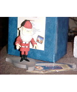 Enesco Rudolph Santa I&#39;m Kris Kringle Figurine with Box #112068 - $59.99