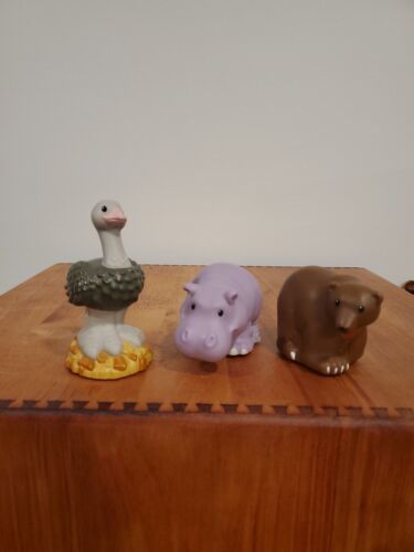Fisher Price Little People Zoo Talkers Interactive Toy Animals Lot Of 3 USED - $9.41