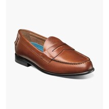 Nunn Bush Drexel Moc Toe Penny Loafer Dress Shoes Cognac 84744-221 image 6