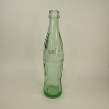 Vintage COCA-COLA Coke Green Glass 10 Oz Bottle Fojed - £4.77 GBP