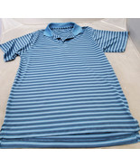 Vintage Men&#39;s Striped Polo T-Shirt Short Sleeved Size Small - £5.44 GBP