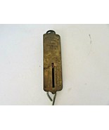 VINTAGE JOHN CHATILLON &amp; SONS 50 LB HANGING SCALE BRASS NO. 100 NY USA  - $16.78