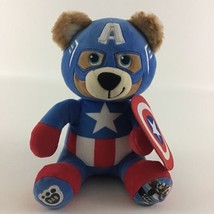 Build A Bear Workshop Marvel Captain America 8” Plush Stuffed Animal Bea... - £20.25 GBP