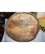 American Car and Foundry Berwick PA Wood Barrel / Nail Keg  - £117.98 GBP