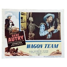 Gene Autry 1952 Wagon Team Lobby Card 11x14 Pat Buttram with Skeleton - £38.91 GBP