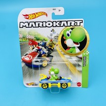 Yoshi Mach 8 Kart Hot Wheels Mario Kart 1:64 Diecast Car - $12.20 CAD