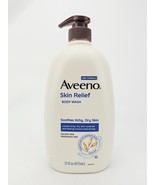 Aveeno Skin Relief Fragrance Free Body Wash Oat Soothe Dry Itchy Skin 33... - $18.95