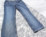 AE AMERICAN EAGLE LOW WAIST BLUE WASH JEANS BOOT CUT DENIM WOMENS PANTS 4 - $21.56