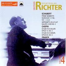 Schubert, Chopin, Franck, Bartok - Sviatoslav Richter (Melodiya, Vol.4) [Audio C - £9.18 GBP