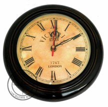 12" Wooden Victorian Wall Hanging Clock Handmade Nautical Clock For Home Decor - £67.17 GBP
