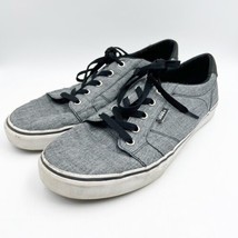Vans Skate Shoes Men&#39;s US 11.5 Heather Gray Off the Wall Old Skool Black... - $566.69 MXN