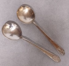 International Silver Precious Gumbo Spoons 2 Silverplated 1941 - $13.95