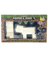 Minecraft Paint Your Own Game Figurines Arts and Crafts Set By Mojang NIB - $281.77 MXN