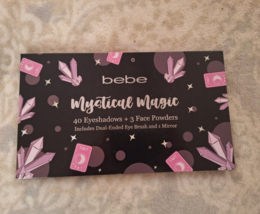 bebe Mystical Magic Makeup Palette 40 eyeshadows, 3 face powders, dual brush - £22.59 GBP