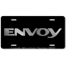 GMC Envoy Inspired Art Gray on Black FLAT Aluminum Novelty Car License Tag Plate - £14.38 GBP