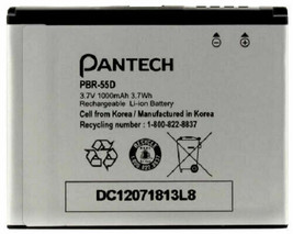Pantech PBR-55D Rechargeable Battery for P2020 P5000 P9020 Ease & Pursuit New!  - $9.09