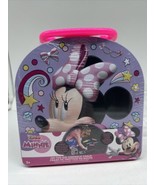 Disney Minnie Mouse On The Go Sidewalk Chalk &amp; Stencil Kit Tin Case No H... - $5.81