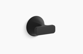 Kohler R26690-BL Cursiva Robe Hook - Matte Black - £22.97 GBP