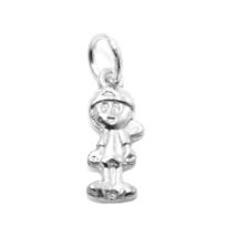 .925 3D Boy Sterling Silver Pendant Charm - $24.99