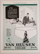 1928 Print Ad Van Heusen Collars 35 Cents Each Phillips-Jones USA - $16.68
