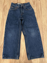 Vintage 90’s / Y2K Levi&#39;s Jeans Boys 8 Slim 569 Loose Straight 22x22(21) - £22.35 GBP