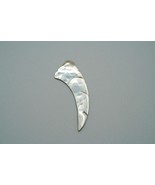 Sterling Silver Hand Hammered and Stamped Tigers Tooth Toothpick 3.5cm - $60.83 CAD