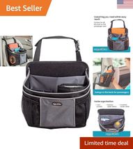 Durable Car Front Seat Organizer with 10 Compartments and Insulated Cup ... - $47.50