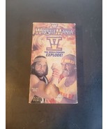 WWF Wrestlemania V 5 1989 (VHS) Hulk Hogan Macho Man Coliseum Video Orig... - £13.58 GBP