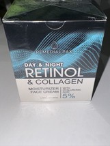Remedial Pax Day &amp; Night Retinol Collagen Moisturizer Face Cream 1.85fl ... - £21.31 GBP
