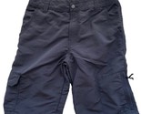 Unbranded Shorts Boys Black Nylon  Zip Pocket Adjustable Waist Quick Dry... - $7.64