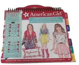 American Girl Doll Fashion Sketch Portfolio Design Your Own Art Drawing Coloring - $11.41