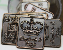 Roll (20) Great Britain 1986 Queen Elizabeth Proof Set Medallions - £27.42 GBP