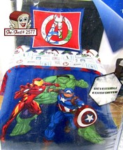 Marvel Avengers Twin Full Comforter 2-Piece Set  - new in original packaging - £19.99 GBP
