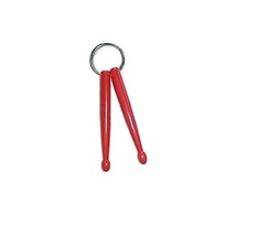 BuyGifts Drumsticks Keychain for Drummer or Percussionist in Band - RED - £6.24 GBP