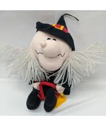 Vintage 1986 R. Dakin Plush Halloween Witch And Broom 11&quot; Tall Collectible - €10,69 EUR