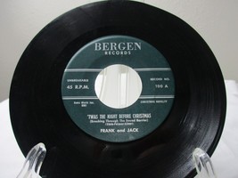Frank and Jack Twas the night before Christmas/Jingle Bells 45 record rare - €23,95 EUR