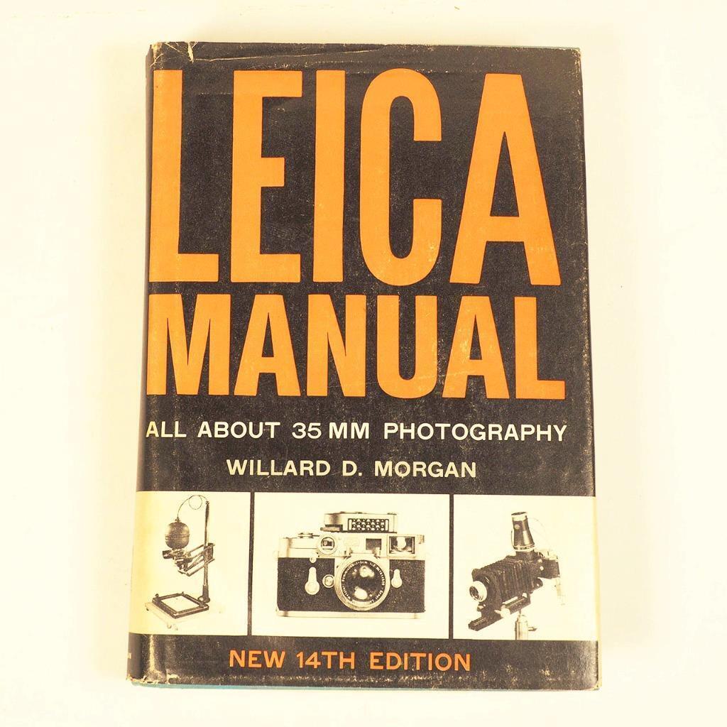 Leica Manual Book All About 35mm Photography by Willard D. Morgan Hard Cover - £15.56 GBP