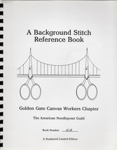 A Background Stitch Reference Book [Spiral-bound] The American Needlepoi... - $47.49