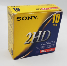 3.5 2 HD Sony Diskette MAC formatted box of 10 units - $11.87
