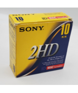 3.5 2 HD Sony Diskette MAC formatted box of 10 units - $16.32 CAD